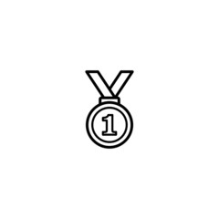 Medal icon, medal sign vector
