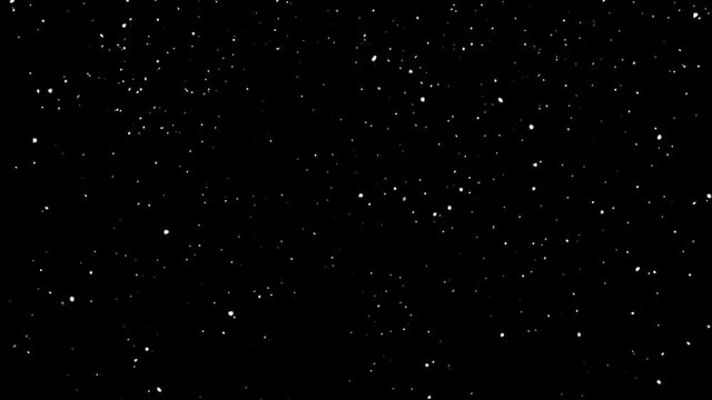 4K Seamless Looped Snowfall background, snow falling animation