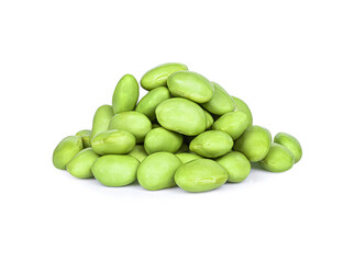 Edamame isolated on white background