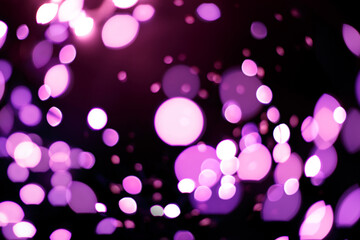 Purple light blurred and bokeh. Defocused. Easy to add to your background.