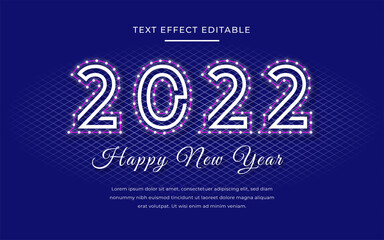 editable text 2022 happy new year