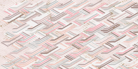  Geometric pattern elegant pink background with stripes linear wave pastel color