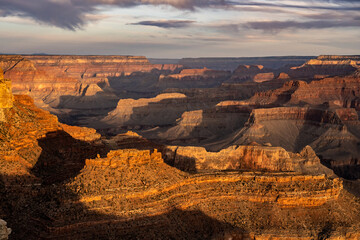 Layers Upon Layers of Ridges In The Grand Canyon