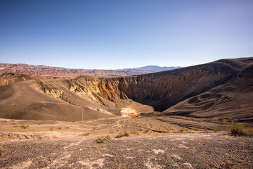Looking Down Into Ubehebe Crater
