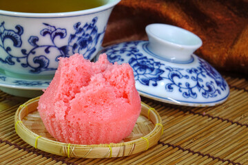 Chinese prosperity cake or Fa Gao (Fortune cake, Lucky cake) is often made and eaten during Chinese...