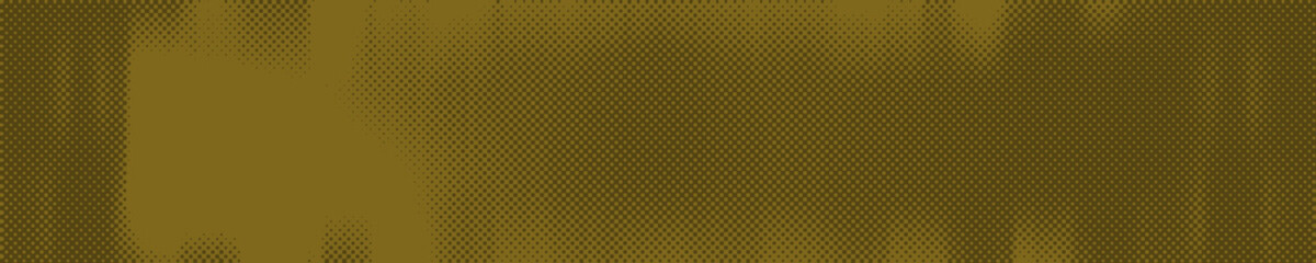 Abstract gold colored halftone grunge background image.