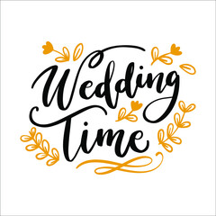wedding lettering text symbol design