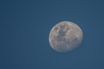 full moon over sky