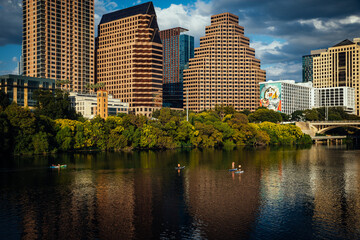 Fototapeta na wymiar city skyline in Austin