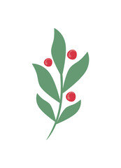 mistletoe branch design