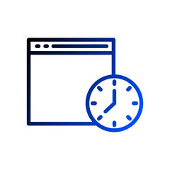 Internet timer icon
