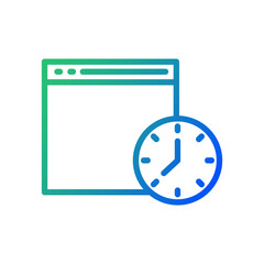 Internet timer icon