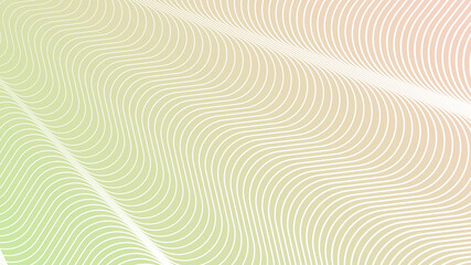 Elegant abstract wavy lines digital vector art.