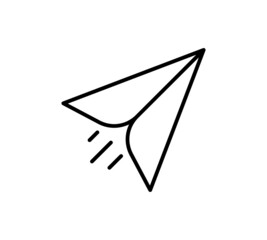 Message Icon. Logo Vector. Paper plane icon