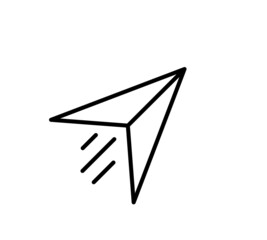 Message Icon. Logo Vector. Paper plane icon