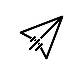 Message Icon. Logo Vector. Paper plane icon