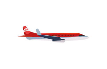 red airplane design