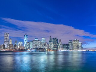 View of lower Manhattan from Brooklyn