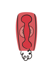 classic red phone