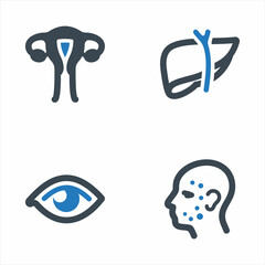 Medical Specialties Icon Set 3