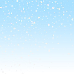 Random falling stars Christmas background. Subtle