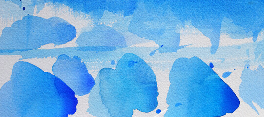 Abstract watercolor background wash design