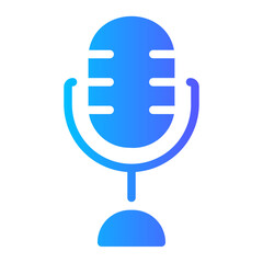 mic gradient icon