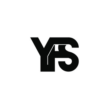 yfs initial letter monogram logo design