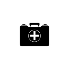 first aid kit icon design template vector isolated illustration