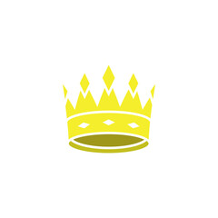 crown icon design template vector isolated illustration