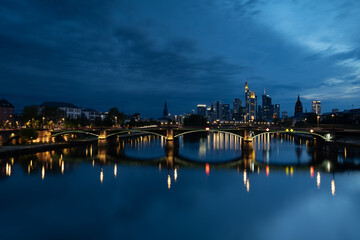 Fototapeta na wymiar Frankfurt am Main Skylines