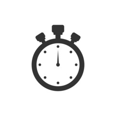 stopwatch icon design template vector isolated illustration