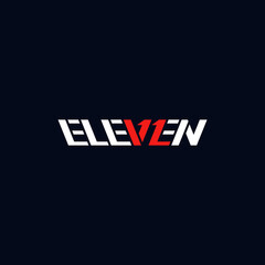 Eleven company logo design.