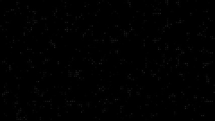 Flowing dots pixel particle background