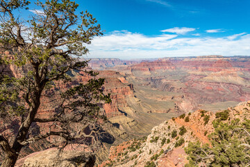 Scenic view on the Grand Canyon from South Kaibab Trail, Arizona