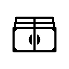 Cash Icon - Vector Illustration .