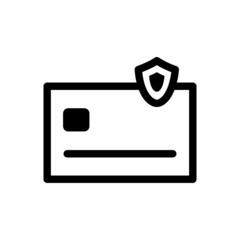 Credit Card - Vector Illustration .