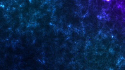 Blue ember flames effect on lava ground background