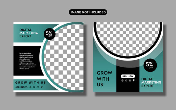 digital marketing promotion social media post template