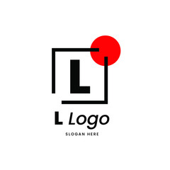 L Logo Design Template