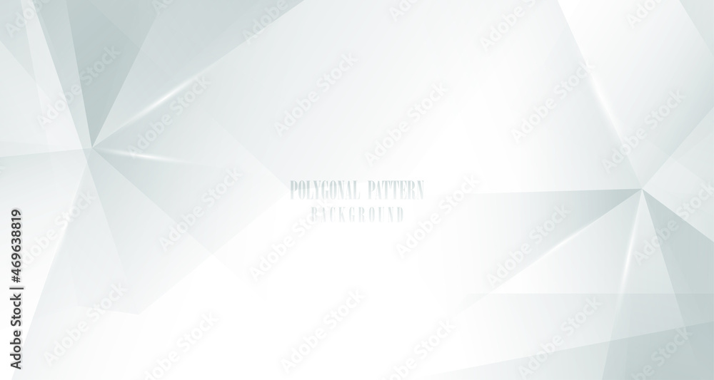 Poster abstract hexagonal pattern design of luxury design with glitters style template. copy space of text 