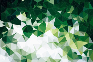 Polygon Illustration Grafik Hintergrund grün geometrische dreieckige triangel 