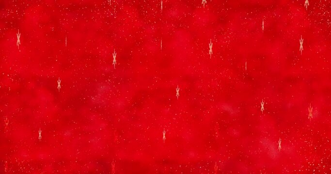舞い落ちる雪の結晶の動画
