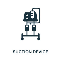 Suction Device icon. Monochrome sign from medical equipment collection. Creative Suction Device icon illustration for web design, infographics and more