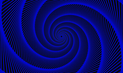 Blue spiral abstract background