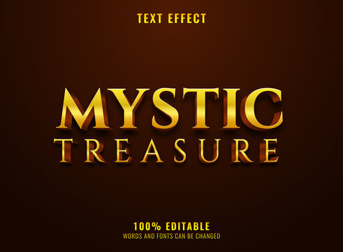 Fantasy Luxury Mystic Treasure Text Effect