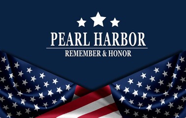 Pearl Harbor Remembrance and honor, background	
 - obrazy, fototapety, plakaty
