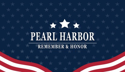Pearl Harbor Remembrance and honor, background	
