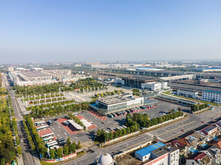 Obraz premium Aerial photography of the architectural landscape of China's Haian city