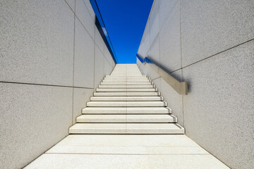 Walkway stairs in a city park